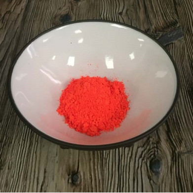 Orange fluo en poudre