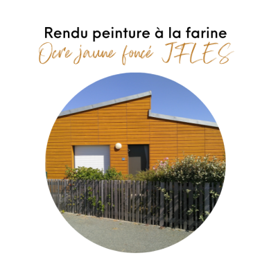 KIT PEINTURE À LA FARINE OCRE JAUNE FONCÉ JFLES (POUR 15 M²)