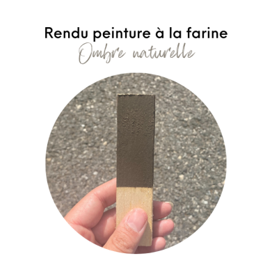 KIT PEINTURE À LA FARINE OMBRE NATURELLE (POUR 15 M²)