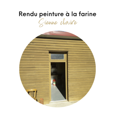 KIT PEINTURE À LA FARINE SIENNE CLAIRE (POUR 15 M²)