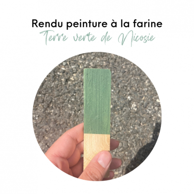 KIT PEINTURE À LA FARINE TERRE VERTE DE NICOSIE (POUR 15 M²)