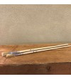 pinceau brosse plat, poils naturels - 2 tailles disponibles