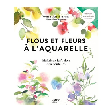 Flous et fleurs à l'aquarelle