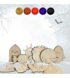 Illustration Kit peinture sur bois pour petits et grands, thème Halloween
