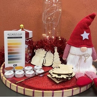 Kit aquarelle noël magique complet