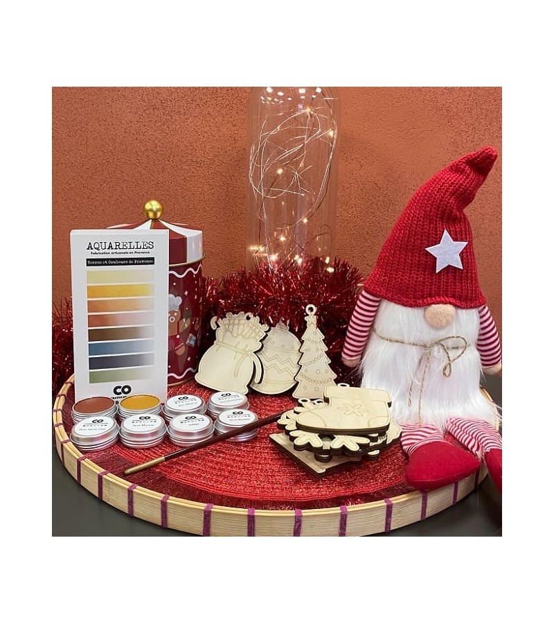 Kit aquarelle noël magique complet