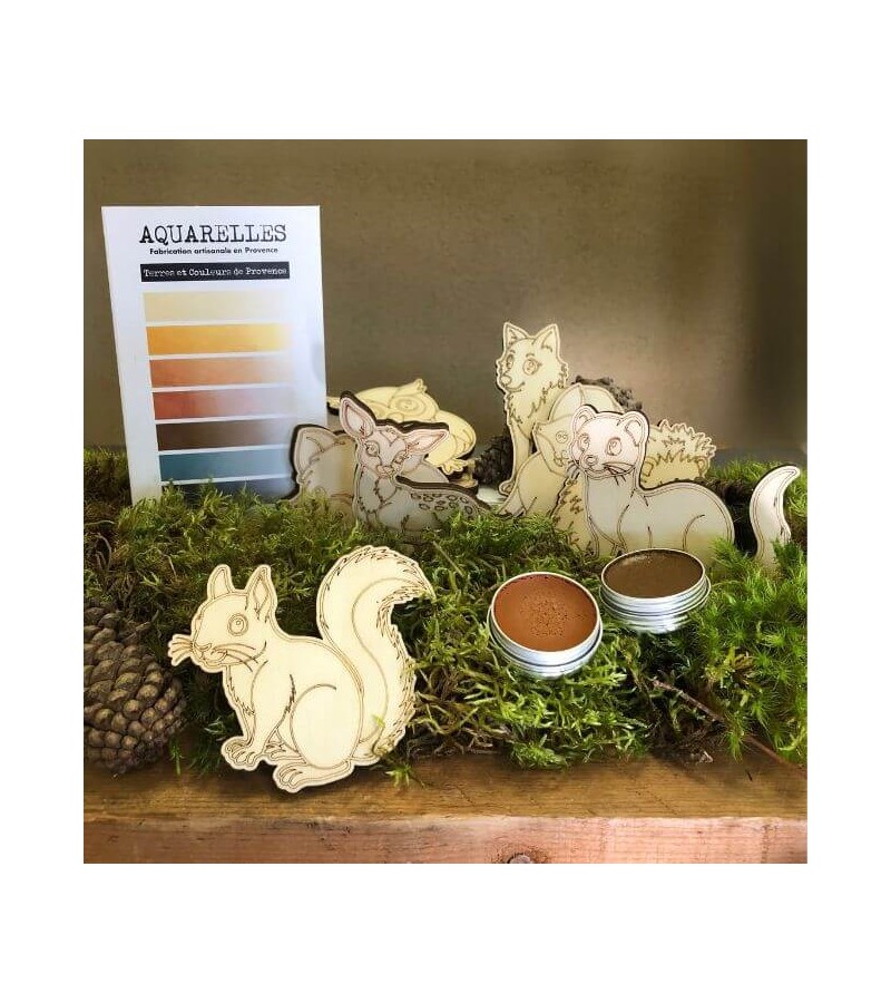 Fantastic forest watercolor kit