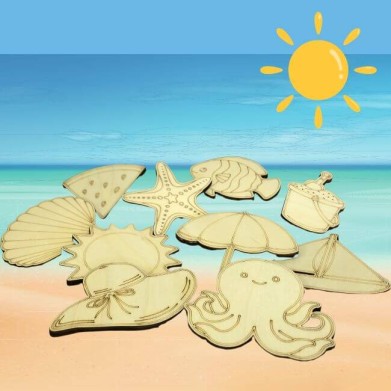 Créations en bois thème de la mer