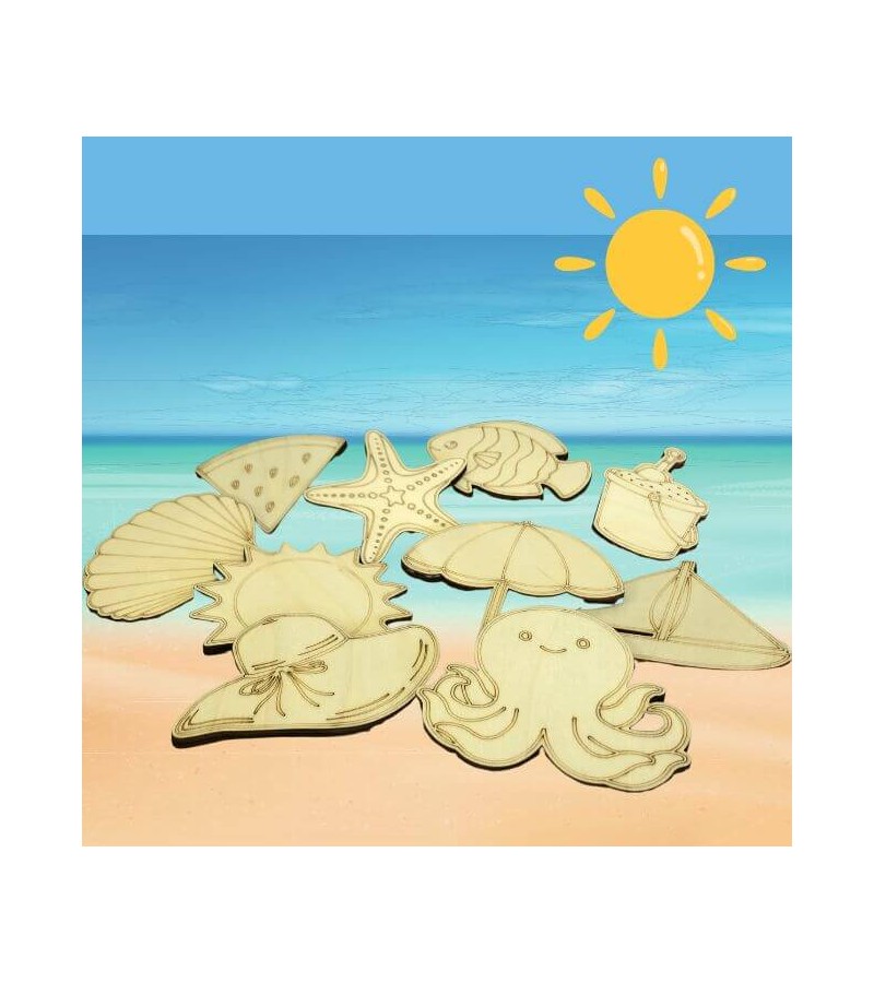 Créations en bois thème de la mer