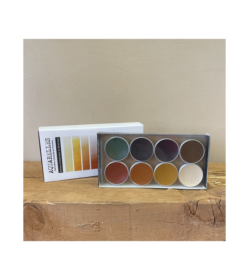 Kit aquarelle forêt fantastique détails godets