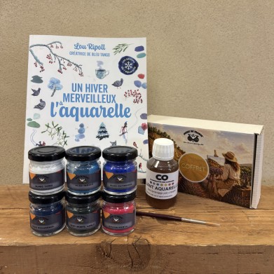 Coffret complet pigments & aquarelle | Hiver