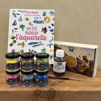 Coffret complet pigments & aquarelle | Été