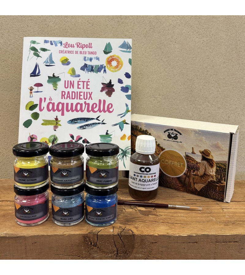 Coffret complet pigments & aquarelle | Été